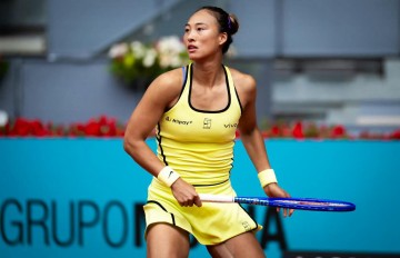 九游娱乐官方网站赔率高-遭莱巴金娜逆转，郑钦文无缘WTA1000马德里站16强